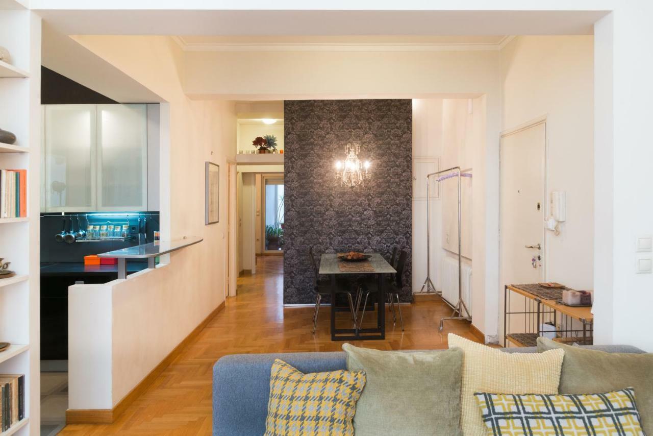 Stylish Flat With Veranda In The Heart Of Athens Luaran gambar