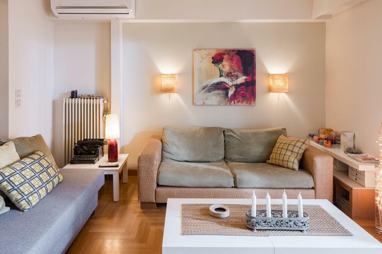 Stylish Flat With Veranda In The Heart Of Athens Luaran gambar