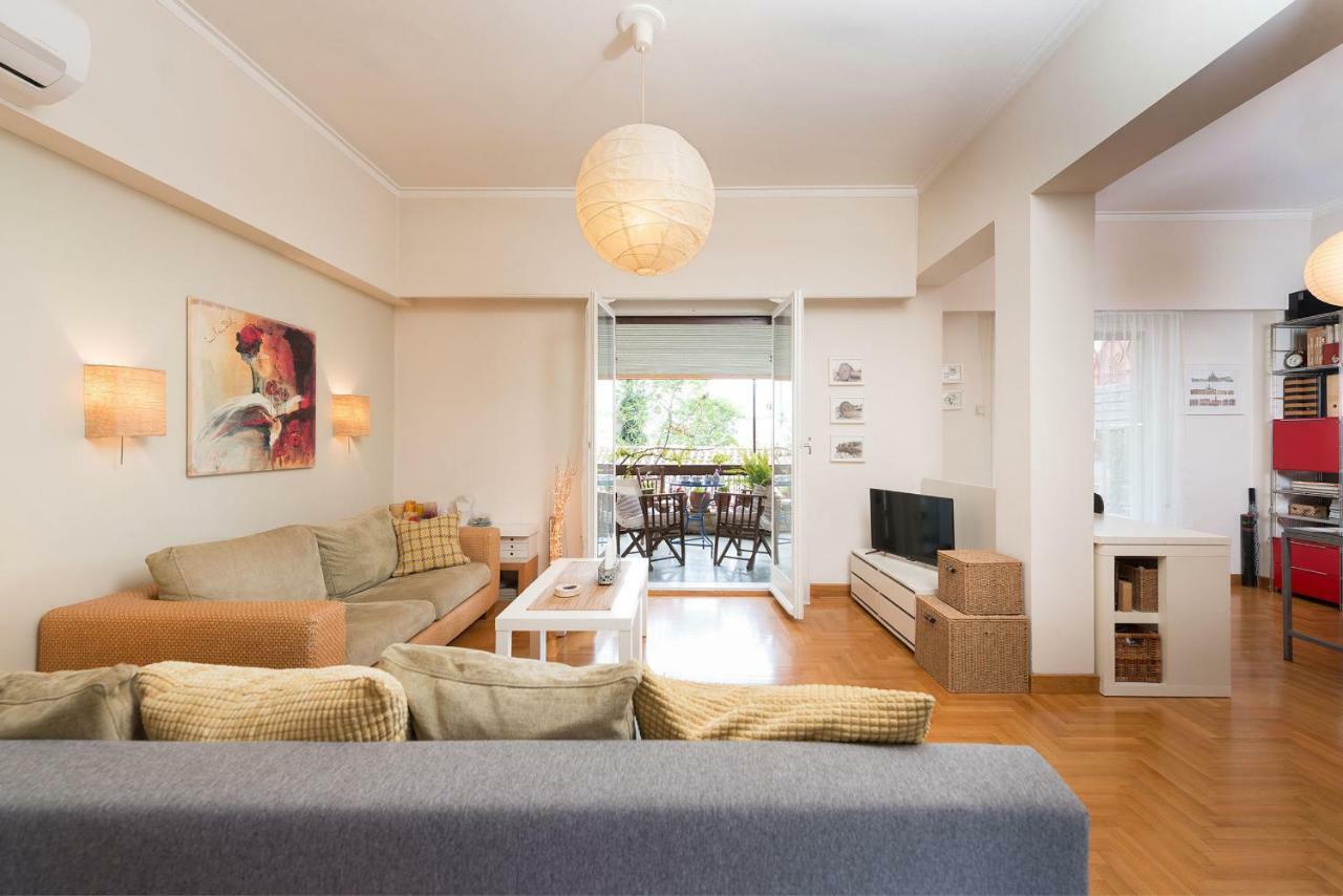 Stylish Flat With Veranda In The Heart Of Athens Luaran gambar