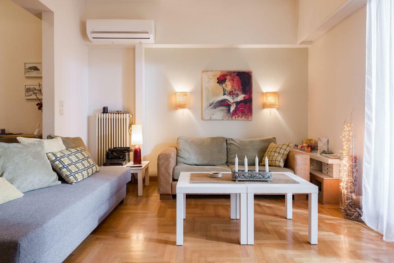 Stylish Flat With Veranda In The Heart Of Athens Luaran gambar
